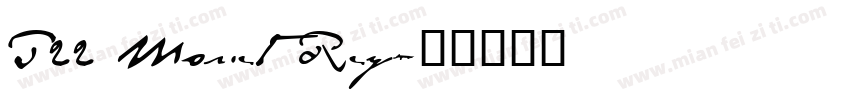 P22 Monet Reg字体转换
